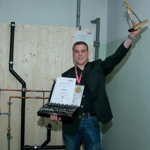 Auszeichnungen Stefan - 1. Platz beim Bundeslehrlingswettbewerb 2013 in Wien